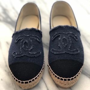 Chanel Denim espadrilles - NEVER WORN - SOLD!